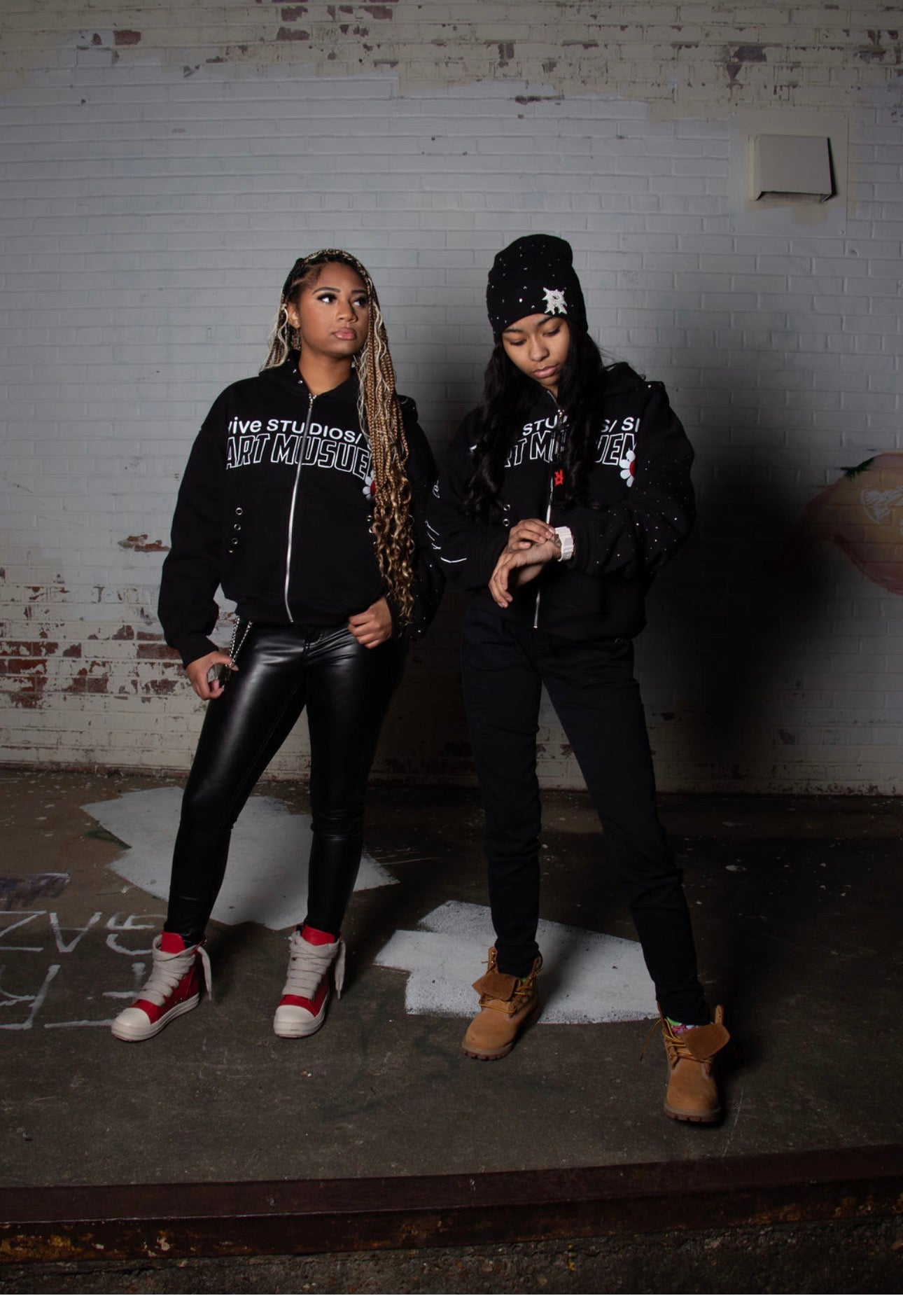 revive apparel crop zip up