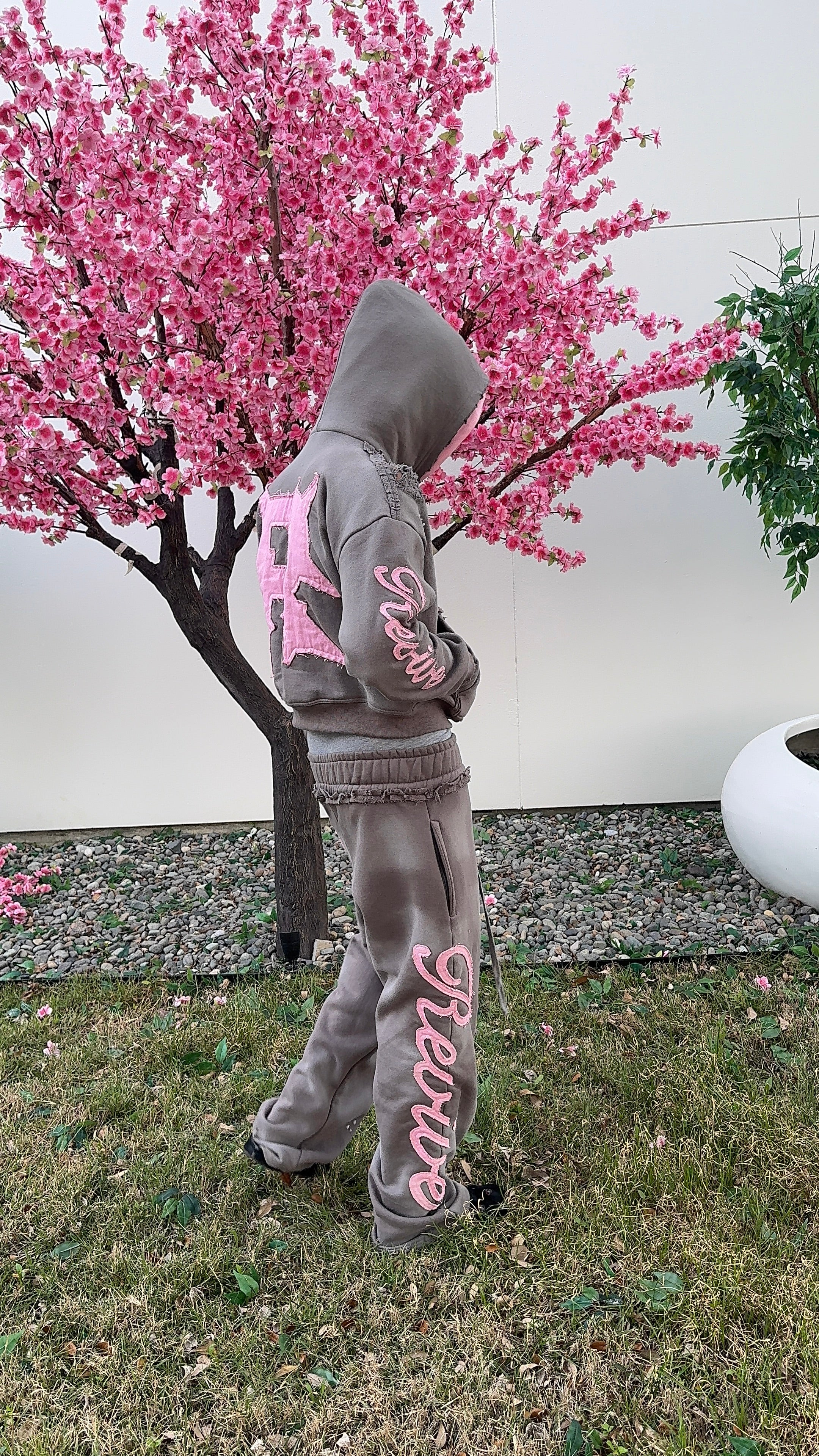vol.1 Pink blossom sweat suit (set)
