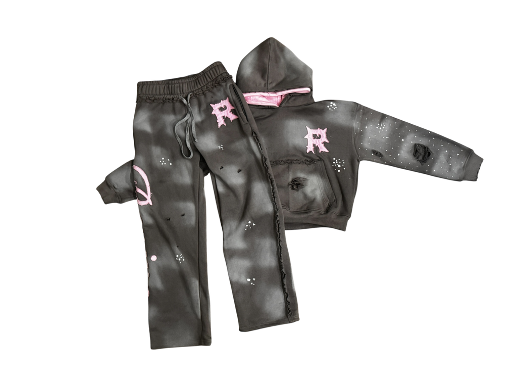 vol.1 Pink blossom sweat suit (set)
