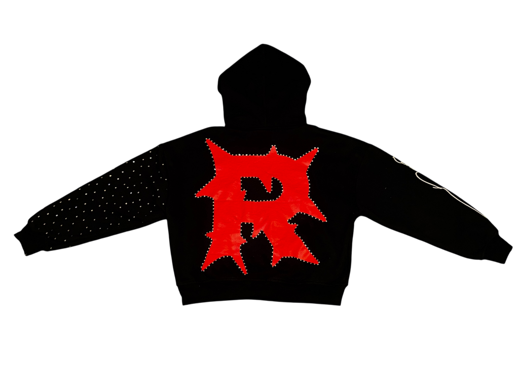 revive apparel crop zip up