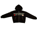 revive apparel crop zip up